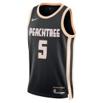Maillot NBA Atlanta Hawks Dyson Daniels Nike 2025-26 City Edition Noir Swingman - Homme